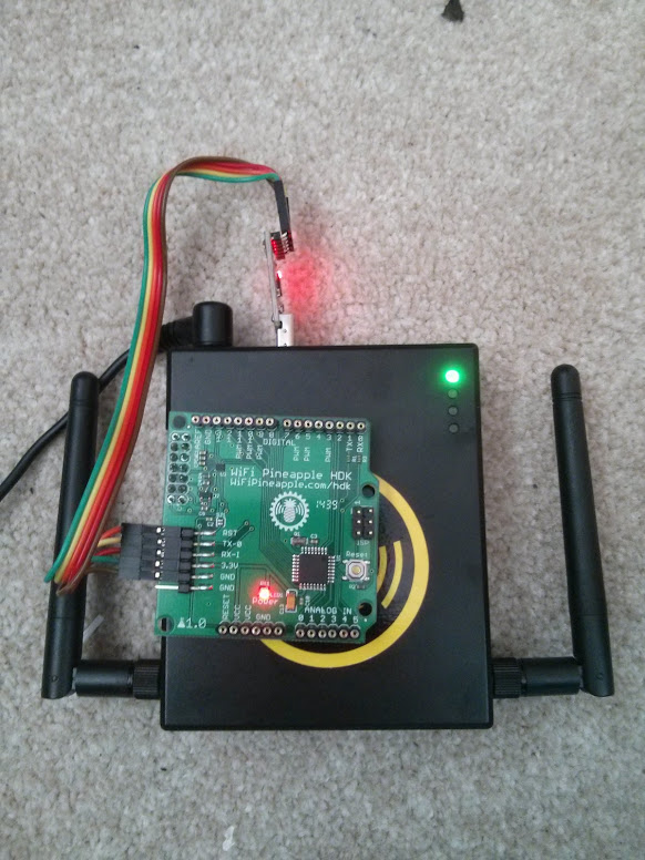 HDK soldered and connected to the MK5